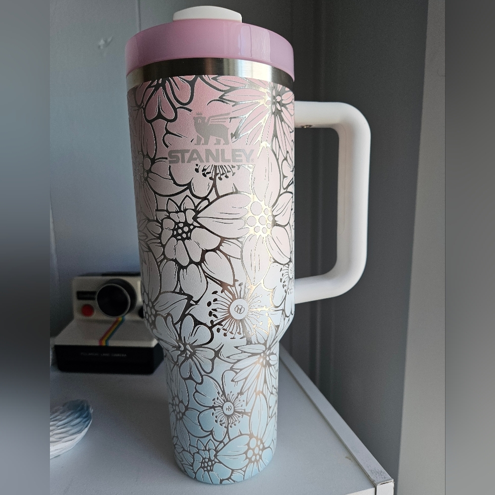 Custom Dyed and Engraved 40oz Stanley